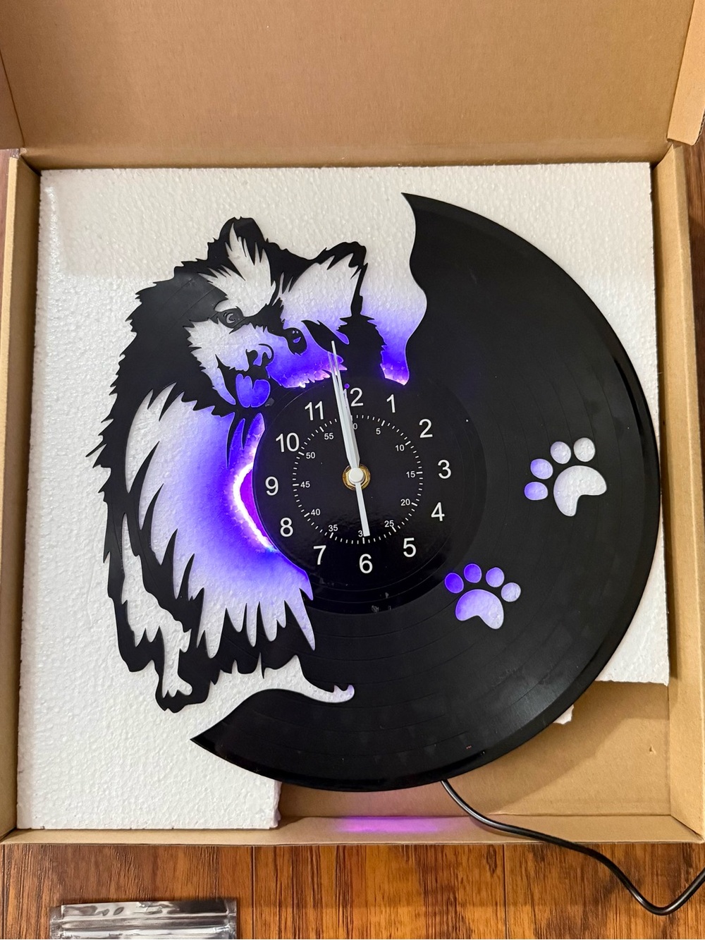 LED Wall Clock with Remote Control-NEW - Picture 5 of 10